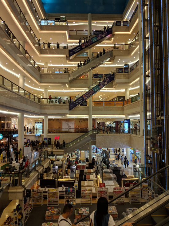 Shopping mall in Medan, Indonesia