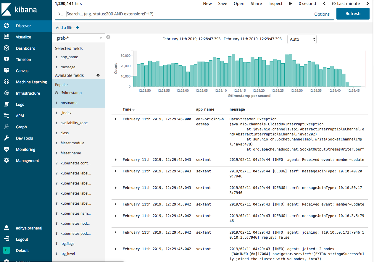 Figure 3: Production-like Logging Environment in Development